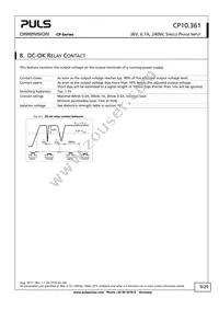 CP10.361 Datasheet Page 9