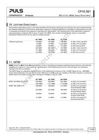 CP10.361 Datasheet Page 11