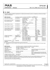 CP10.361 Datasheet Page 15