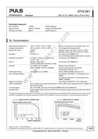 CP10.361 Datasheet Page 16