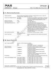 CP10.361 Datasheet Page 17