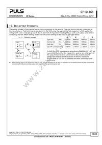 CP10.361 Datasheet Page 18