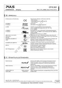 CP10.361 Datasheet Page 19