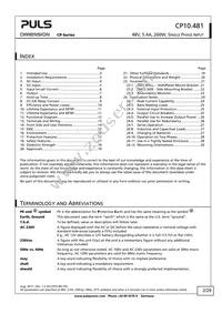 CP10.481 Datasheet Page 2