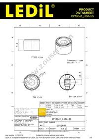 CP10641_LISA-SS Datasheet Page 2