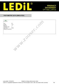 CP11632_LXP3-D Datasheet Page 5