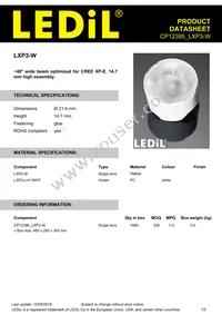 CP12395_LXP3-W Datasheet Cover