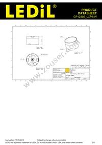 CP12395_LXP3-W Datasheet Page 2