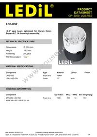 CP13059_LOS-RS2 Datasheet Cover
