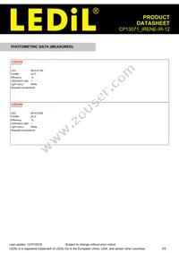 CP13071_IRENE-IR-12 Datasheet Page 3