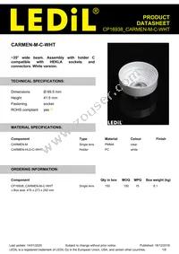CP16938_CARMEN-M-C-WHT Datasheet Cover