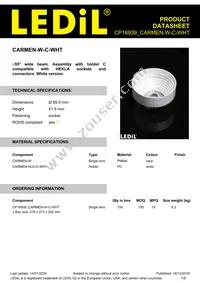 CP16939_CARMEN-W-C-WHT Datasheet Cover