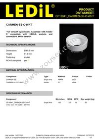 CP16941_CARMEN-SS-C-WHT Datasheet Cover
