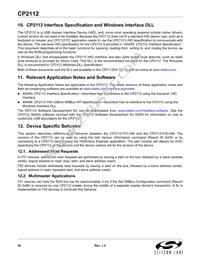 CP2112-F02-GMR Datasheet Page 20