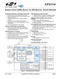 CP2114-B01-GMR Datasheet Cover