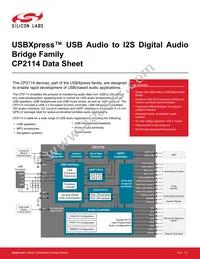 CP2114-B02-GM Datasheet Cover