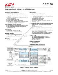 CP2130-F01-GM Datasheet Cover