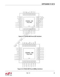 CP2401-GQR Datasheet Page 23