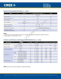 CP41A-RHS-CN0P0JJ4 Datasheet Page 2
