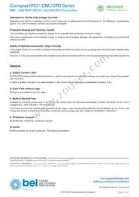 CPA250-4530S210 Datasheet Page 21