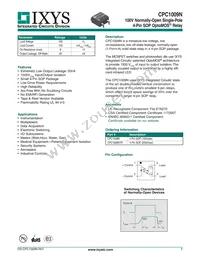 CPC1009N Datasheet Cover