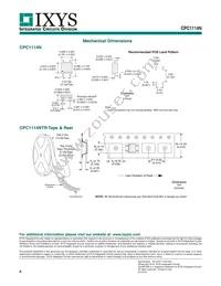 CPC1114NTR Datasheet Page 6