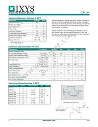 CPC1301GR Datasheet Page 2