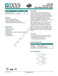 CPC1302GS Datasheet Cover