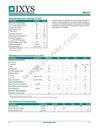 CPC1317P Datasheet Page 2