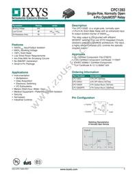 CPC1393GV Datasheet Cover