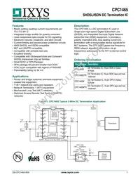 CPC1465M Datasheet Cover