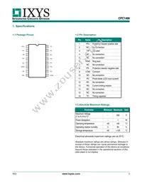 CPC1466D Datasheet Page 3