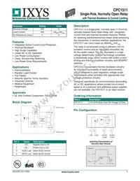 CPC1511Y Datasheet Cover