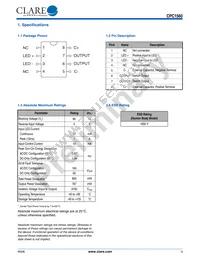 CPC1560G Datasheet Page 3