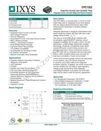 CPC1563GS Datasheet Cover