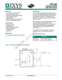 CPC1580P Datasheet Cover