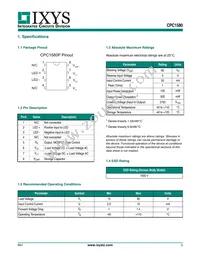 CPC1580P Datasheet Page 3