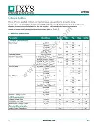 CPC1590PTR Datasheet Page 4