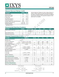 CPC1593G Datasheet Page 2
