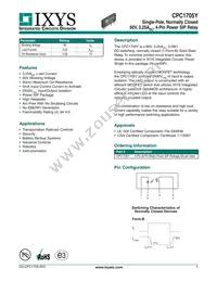 CPC1705Y Datasheet Cover