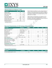 CPC1706Y Datasheet Page 2