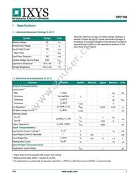 CPC1709J Datasheet Page 2