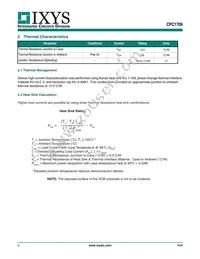 CPC1709J Datasheet Page 3