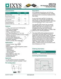 CPC1718J Datasheet Cover