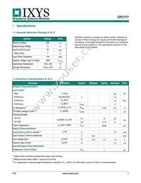 CPC1777J Datasheet Page 2