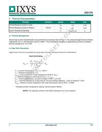 CPC1779J Datasheet Page 3