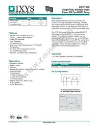 CPC1906Y Datasheet Cover