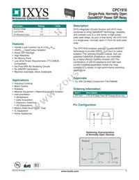 CPC1916Y Datasheet Cover