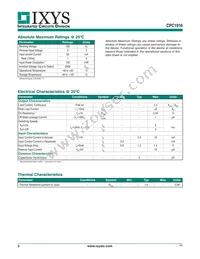 CPC1916Y Datasheet Page 2