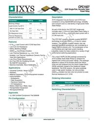 CPC1927J Datasheet Cover